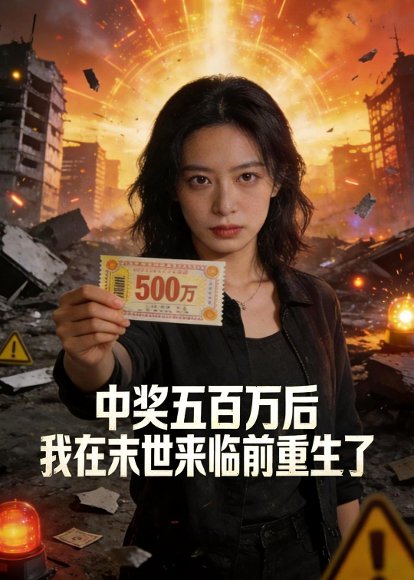 中奖五百万后我在末世来临前重生了（13集）Ai短剧 高清完整版