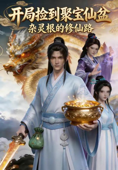 开局捡到聚宝仙盆，杂灵根的修仙路（90集） 高清完整版